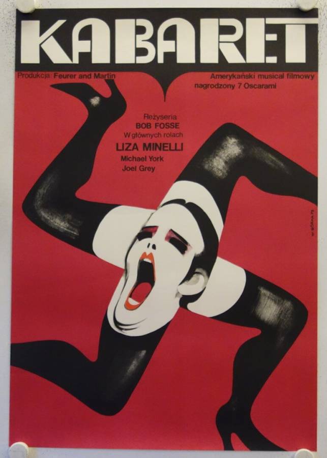 Cabaret original release polish movie poster